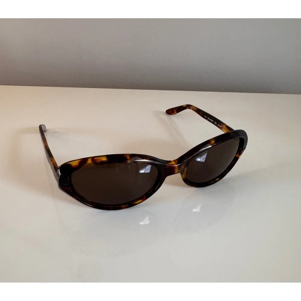 Gucci Vintage Y2K GG2465/S Tortoiseshell Oval Sunglasses Brown Made in Italy - Picture 3 of 16